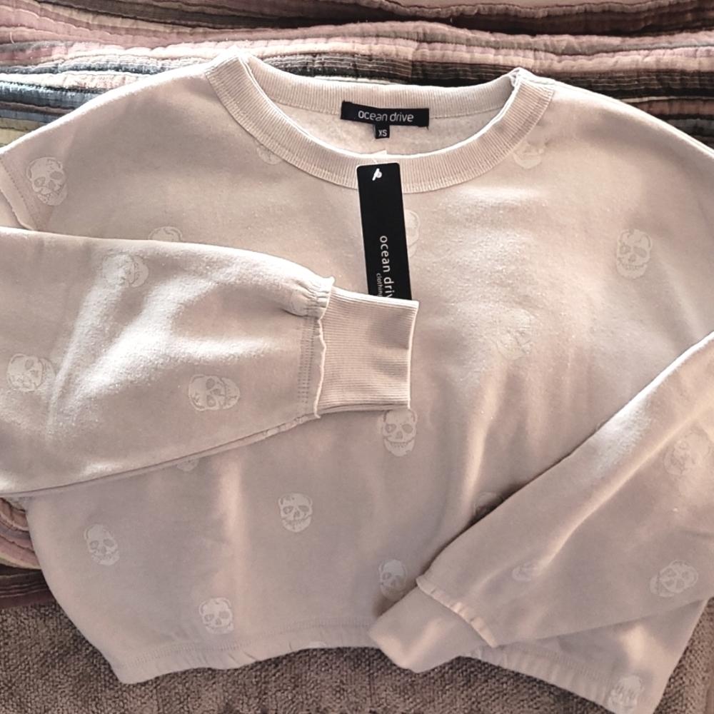 Ocean Drive Cropped Sweatshirt